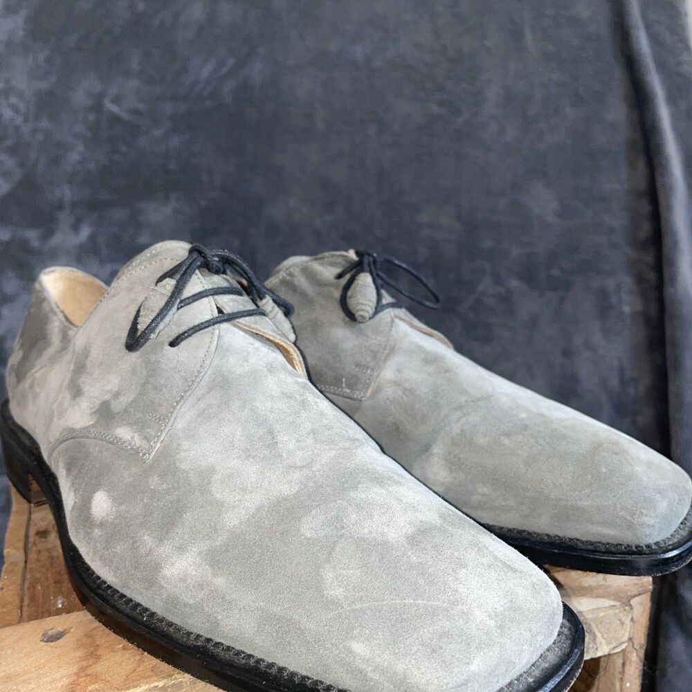 MEZLAN Gray SUEDE Square TOE Oxford LACE UP MENS 9M